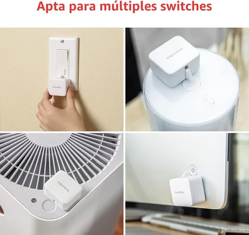Vista 3 de Switchbot Empujador de botón de interruptor inteligente (Bluetooth): Fingerbot para interruptor basculante/botones unidireccionales, control