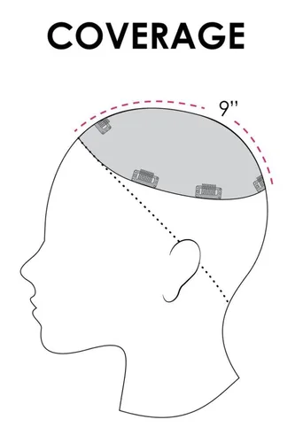 Vista 5 de MartLace - Cubrepelo sintético con encaje frontal inteligente 10H16