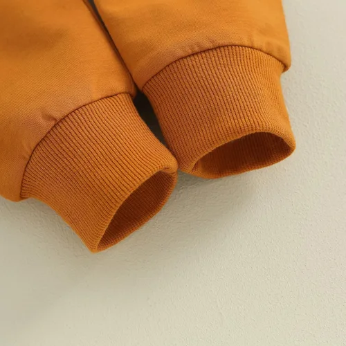 Vista 7 de Lesimsam Conjunto de 2 piezas de sudadera con cuello redondo y pantalones deportivos para niños pequeños, para el otoño e invierno