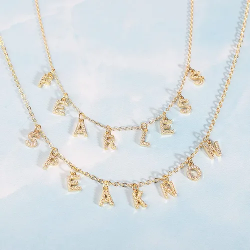 Vista 4 de Miss Pink Gargantilla para mujeres y niñas, collar de joyería para amantes de la música, regalo inspirado en fanáticos, collar del zodiaco