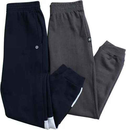 Vista 6 de RBX Pantalones deportivos para niños - Paquete de 4 pantalones deportivos de forro polar (talla 5-20)
