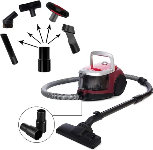 Vista 5 de Accesorios y cepillos de vacío de 1 1/4 pulgadas para accesorios de aspiradora de tienda, kit de limpieza para el hogar, boquilla de cepillo