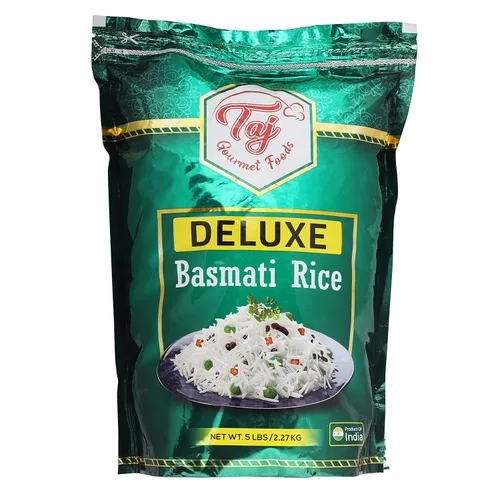 Vista 10 de TAJ Gourmet - Arroz basmati marrón, envejecido naturalmente, 10 libras
