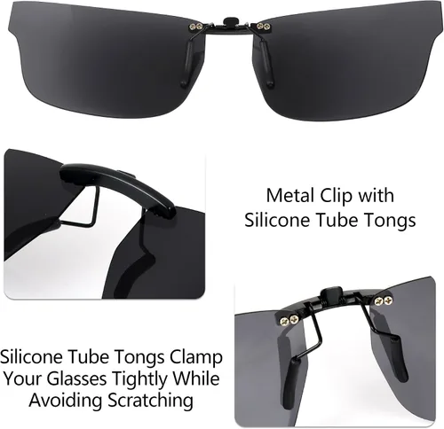 Vista 5 de Gafas de sol polarizadas CLIP-ON para Oakley Crosslink OX8030 55x18