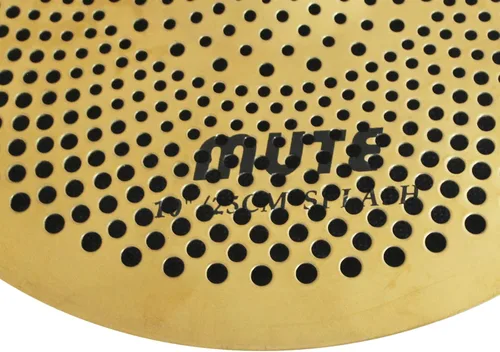 Vista 5 de Arborea - Platillo Splash de Bajo Volumen de 10 Pulgadas Dorado para Práctica de Set de Batería