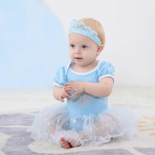 Vista 38 de Vestidos de princesa para niñas pequeñas, disfraz de mameluco para cumpleaños, Navidad, Halloween con diadema de 0 a 18 meses