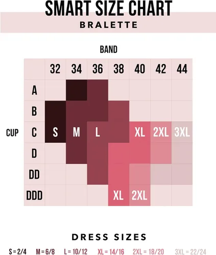 Vista 5 de Smart & Sexy Signature Lace Deep V, Wireless Bralette for Women, available in Multi Packs