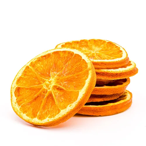 Vista 2 de Ruedas de Naranja Deshidratadas BlueHenry - 3 oz - 20 rodajas - Fruta Natural