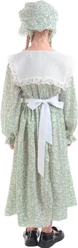 Vista 99 de Nuoqi - Vestidos de pionera para niñas, disfraz colonial