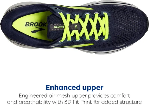 Vista 4 de Brooks Ghost 15 Neutral Tennis de correr para hombre