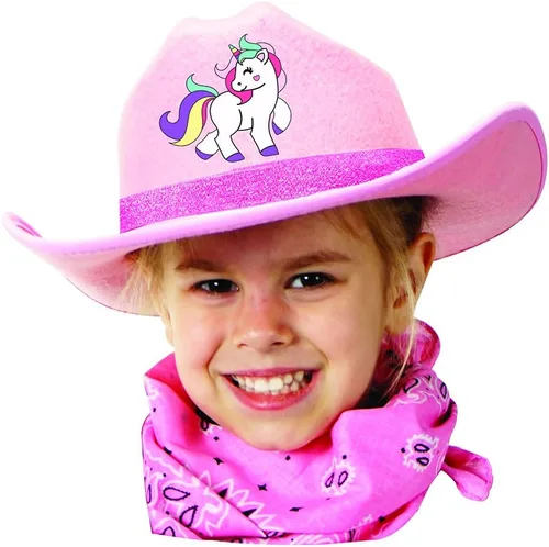 Vista 9 de Aeromax Sombrero de vaquero junior con pañuelo