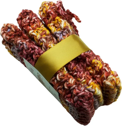 Vista 2 de Bolsa de ahorro de jabón de cosecha, accesorios de baño hechos a mano para baño y ducha, paquete de 3