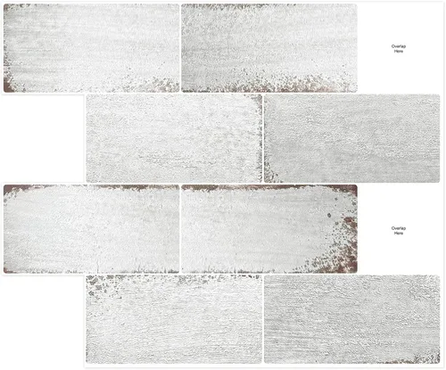 Vista 12 de Mosaicos 3D autoadhesivos para cocina, baño y tocador, 10 hojas de alta calidad, paneles decorativos impermeables (12 x 10) (verde pavo real)