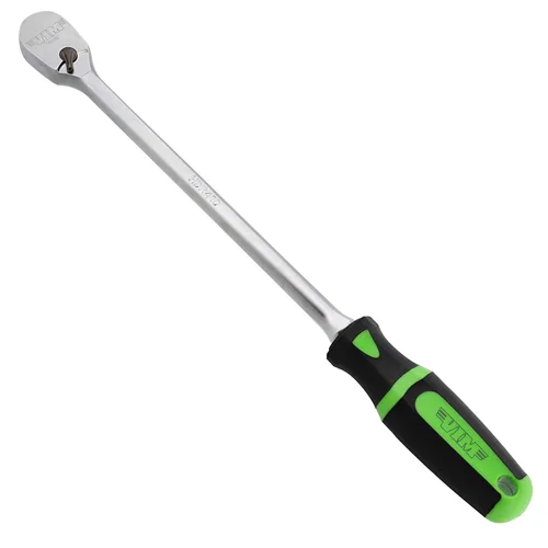 Vista 2 de VIM Tools Trinquete 90T - Unidad de 1/4 pulgadas con diseño de trinquete de cabeza flexible reversible y mango ergonómico para usos automotrices