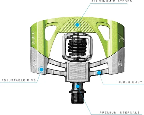 Vista 3 de Crankbrothers Pedal de bicicleta Mallet MTB