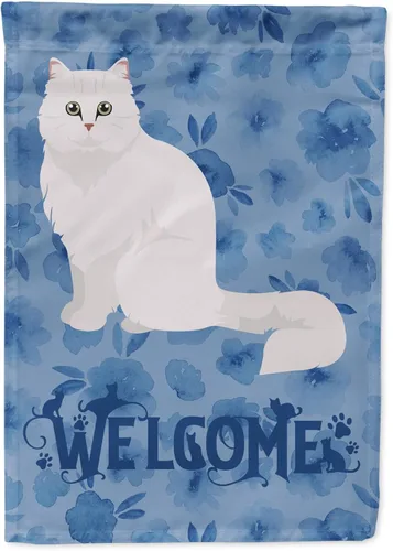 Vista 34 de Caroline's Treasures CK5005GF Bandera de bienvenida de gato abisinio para buzón, bandera decorativa para patio exterior, obras de arte de patio
