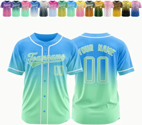 Vista 40 de Camiseta de béisbol personalizada, nombre de béisbol personalizado, logotipo de número, camiseta de béisbol personalizada para hombres, mujeres