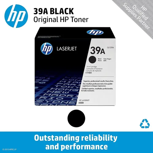 Vista 2 de HP 39A Q1339A Cartucho de tóner Negro