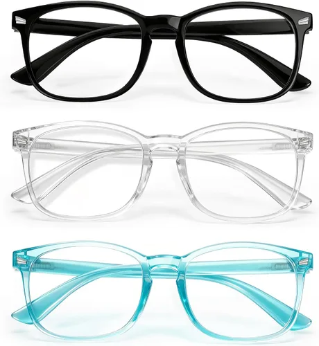 Vista 26 de Lentes de lectura para mujeres y hombres, lectores de luz azul para hombres y mujeres
