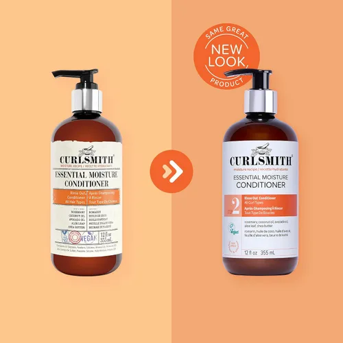Vista 5 de CURLSMITH Essential Moisture Conditioner - Hydrating Conditioner for Curly Hair, Lightweight and Softening, For All Curl Types, Vegan & Cruelty Free