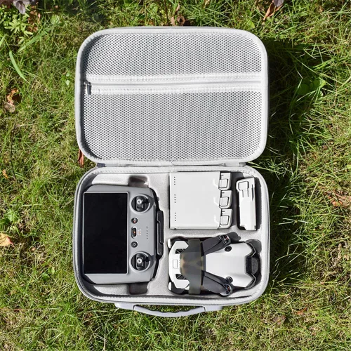 Vista 4 de Carrying Case for DJI Mini 4 Pro Fly More Combo (RC-N2 or RC 2 Controller), Mini 4 PRO Storage Bag Protective Cover Portable Travel Organizer
