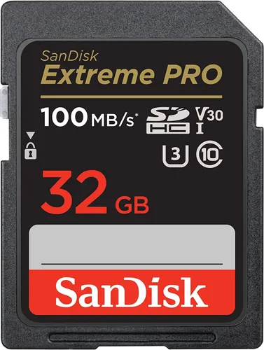 Vista 3 de SanDisk - Tarjeta de memoria SD Extreme Pro UHS-I de 32 GB, funciona