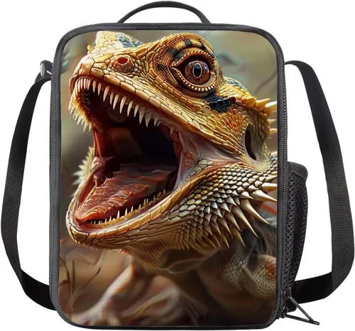 Vista 24 de INSTANTARTS Axolotl - Bolsa de almuerzo para niños, reutilizable, aislada, térmica, bolsa de almuerzo, bolsa de comida para niñas