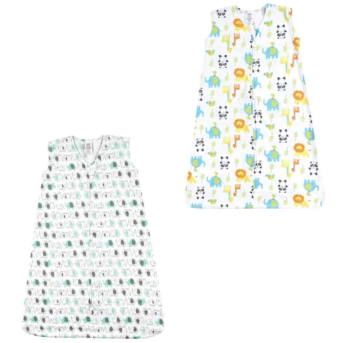 Vista 39 de Luvable Friends - Saco de dormir para bebé sin mangas, diseño unisex, Saco de dormir de algodón sin mangas, saco de dormir, manta, 0-6 meses