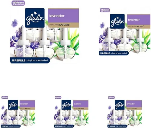 Vista 19 de Glade PlugIns - Repuestos de ambientador, aceites esenciales perfumados para el hogar y el baño, aroma Apple Cinnamon, 3.35 onzas líquidas, 5