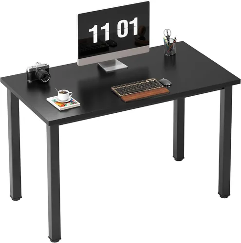 Vista 42 de Need Escritorio pequeño para computadora, mesa de escritura resistente de 31.5 pulgadas, estrecho, negro