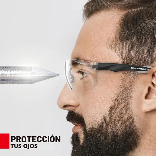 Vista 4 de Clear Safety Glasses for Men & Women, Eye Protection, Anti-Fog