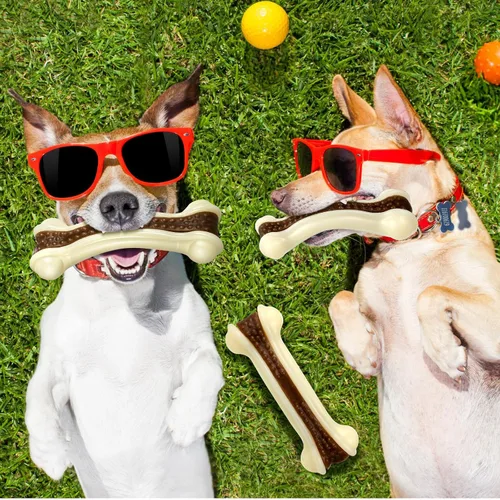 Vista 6 de Sosation 10 juguetes masticables para perros para masticadores agresivos