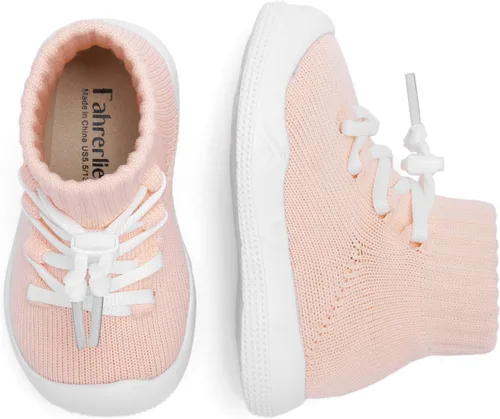 Vista 4 de Fahrerliebe Baby Girl Socks Shoes Infant Walking Sneakers