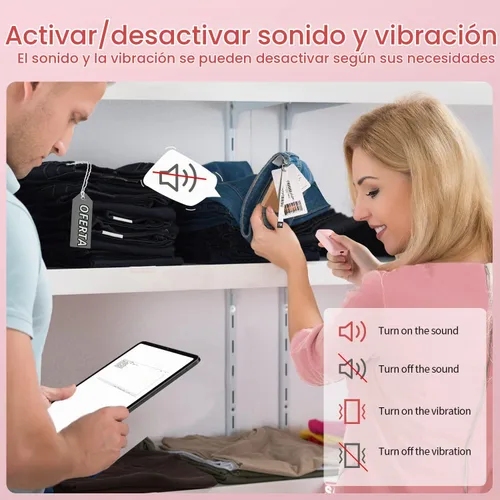 Vista 8 de Eyoyo - Mini escáner de código de barras Bluetooth portátil 1D inalámbrico, color rosa