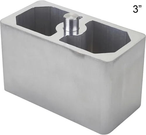 Vista 8 de Bloque de bajada de resorte de hoja de aluminio de 1 pulgada – Universal, versátil para ajuste de altura de manejo, 2.5 pulgadas de ancho x 5