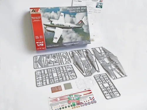 Vista 3 de AAModels 7224-1/72 Beechcraft 200 "Super King Air Scale Kit de modelo de plástico