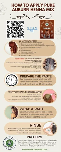 Vista 2 de Henna Cosmetics - Tinte para el cabello, color caoba, 3.53 onzas + 1.76 oz de henna gratis