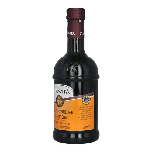 Vista 3 de Vinagre Balsámico Colavita de Módena, Botella de 17 Onzas