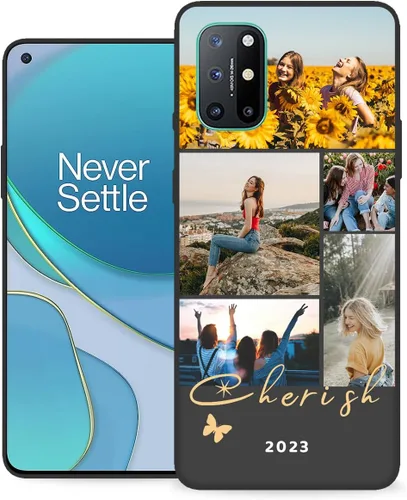 Vista 16 de Funda personalizada para OnePlus 8T con nombre de foto y texto, personalizado One Plus 8 T para teléfono móvil/smartphone/teléfono móvil/teléfono