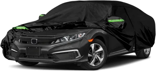 Vista 17 de Funda impermeable de repuesto para Mazda 3 Sedán 2004-2024, 6 capas para todo tipo de clima, fundas para automóvil de ajuste personalizado para todo