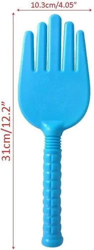 Vista 4 de AnHua 1 unids Clapper Meridian Shoot Health Beat Tapping Back Silicona Knock Body Hammer Fitness Masaje Stick Pat masajeador herramienta de cuidado
