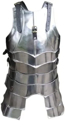 Vista 2 de Armadura medieval para cosplay, juego de rol, disfraz LARP disfraz de fantasía medieval femenino de fantasía armadura de acero mujer coraza dama