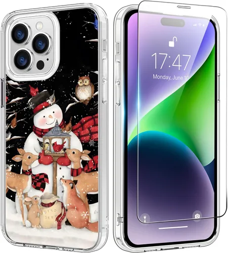 Vista 68 de bicol - Funda protectora a prueba de golpes para iPhone 15 Plus, funda delgada de acrílico transparente y diseños modernos para niña y mujer, 6.7