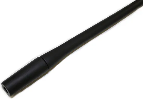 Vista 2 de AntennaMastsRus, antena flexible AM/FM de hule, corta, de 13 pulgadas para motocicleta (2 unidades)