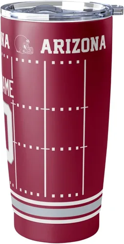 Vista 3 de ANTKING Vaso Arizona de viaje de 20 onzas para hombres, mujeres y niños, regalo con número de nombre personalizado