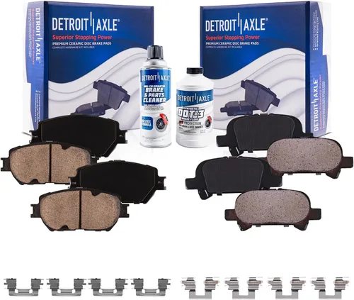 Vista 72 de Detroit Axle - Pastillas de freno para Avalanche Express Suburban Savana Yukon XL 1500 Chevy Tahoe GMC Cadillac Escalade, Pastillas de freno