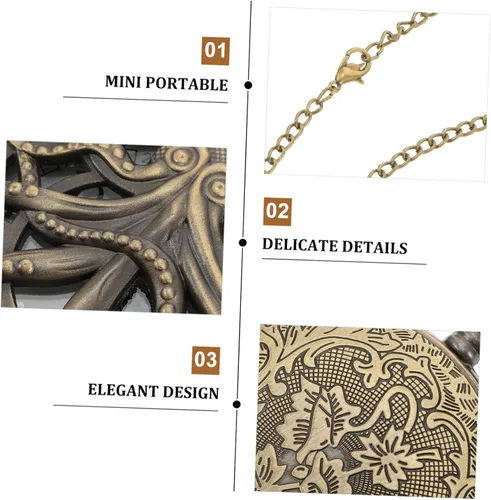 Vista 8 de WOFASHPURET 1pc Pocket Watch Men Watches Necklaces for Women Trendy Nurse Mens Chain Necklaces m Necklace for Women