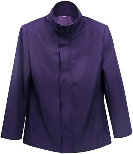 Vista 3 de DAZCOS Uniforme de EE. UU. para hombre, disfraz de anime con chaqueta vendada para los ojos