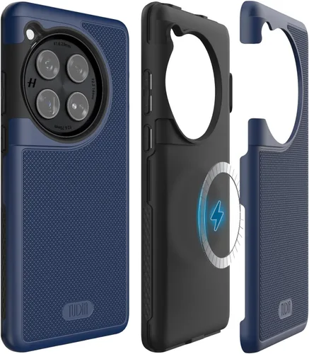 Vista 10 de TUDIA DualShield Grip - Funda protectora para OnePlus 11 5G (2023), MergeGrip, de doble capa, a prueba de golpes, delgada, de grado militar, Verde