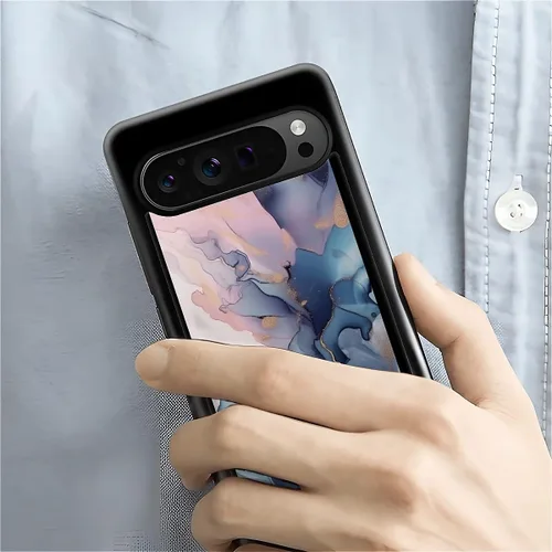 Vista 627 de Compatible con Google Pixel 4A 5G Mobile Case Creative Acrylic Panel trasero Silicona Protección Grip especialmente diseñado para Google Pixel 4A 5G